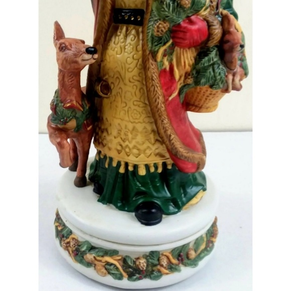 Musical Santa House Of Lloyd Woodland Nicholas EUC - Picture 3 of 7